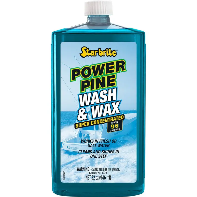 Star Brite Power Pine Boat Wash & Wax – Concentrated Marine Formula (32 Oz) [94732] 1
