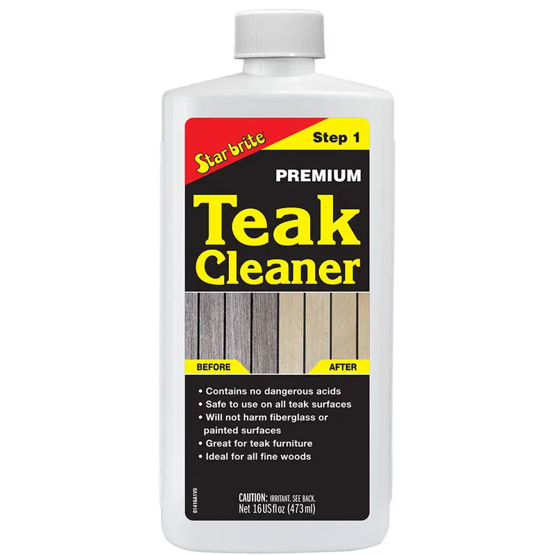 Star Brite Premium Outdoor Teak Cleaner – Step One Deep-Cleaning Formula (16 Oz) 1