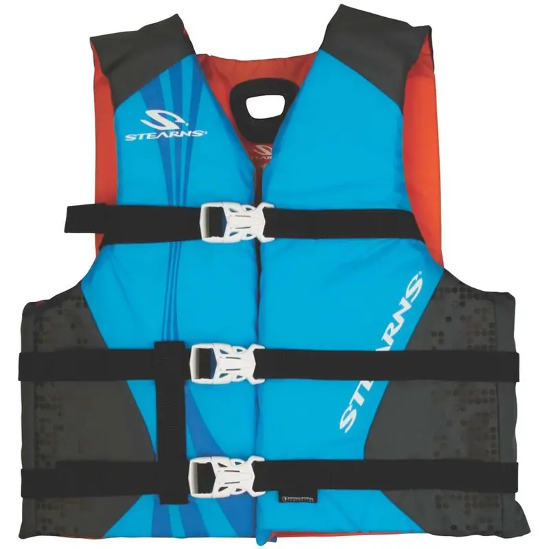 Stearns Antimicrobial Nylon Child Vest – 30–50 Lbs, Blue, Odor-Resistant [2000036885] 1