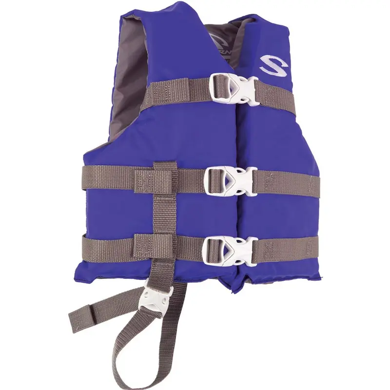 Stearns Classic Child Life Jacket – Uscg-Certified, 30–50 Lbs, Blue/Gray [2159358] 1