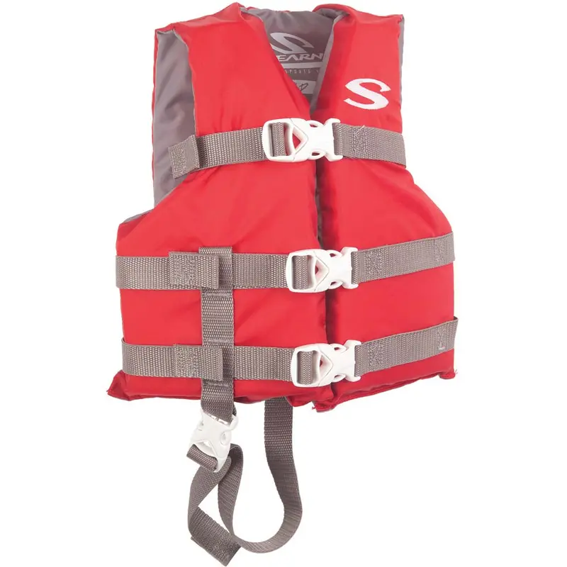 Stearns Classic Child Life Vest – Uscg-Approved For 30–50 Lb Kids, Red 1