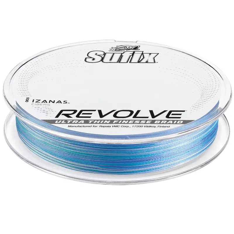 Sufix Revolve Braided Fishing Line – 4 Lb Test, Coastal Camo Color, 200-Yard Spool 1