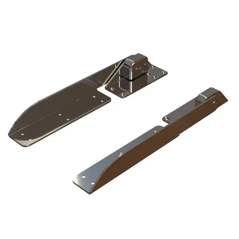 Taco Command Ratchet Hinge – 18.5" Polished 316 Stainless Steel With Hard Stop (H25-0048) 1
