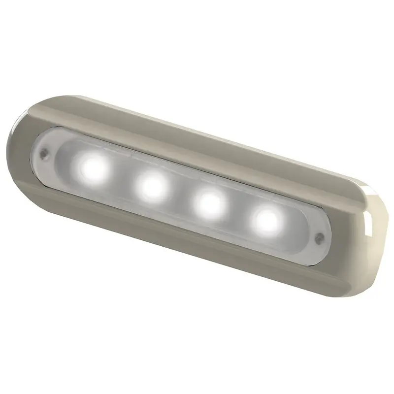 Taco F38-8800W-1 Flat-Mount 4-Led Deck Light In White Housing 1