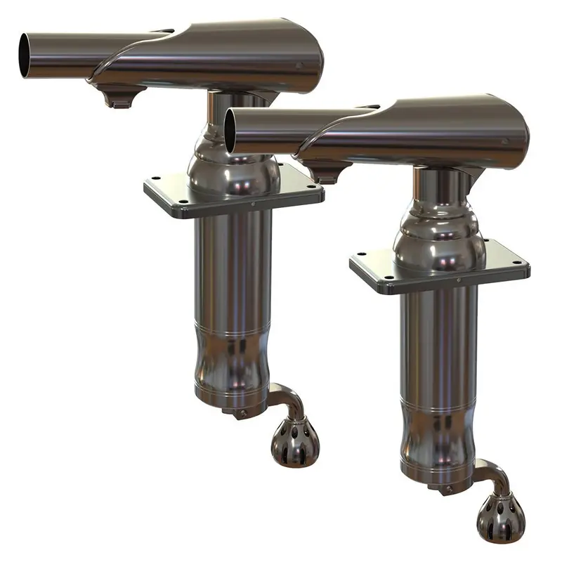 Taco Grand Slam 300Xl Outrigger Mount – Fits 1.5-Inch Poles, Stainless Steel, Model Gs-300Xl 1