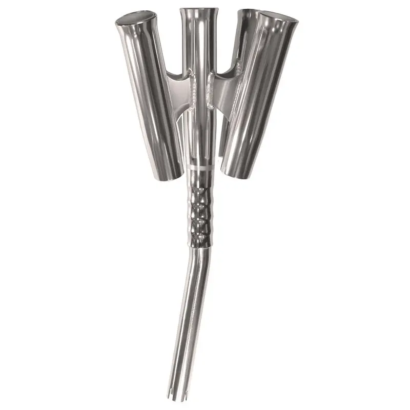 Taco Olympic 5-Rod Holder Cluster – Black/Silver (Model F31-0790Bxy-1) 1