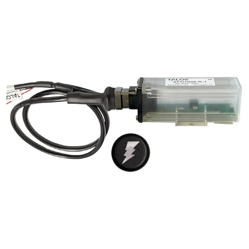 Talos Remote Lightning Detector With 20-Foot Cable – Black Round Indicator And Translucent Housing [Sfd1000R-T1-Bo-Bl-20Ft] 1