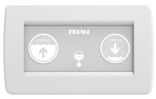 Tecma Dual-Panel Remote Flush Control System For Marine Heads 1
