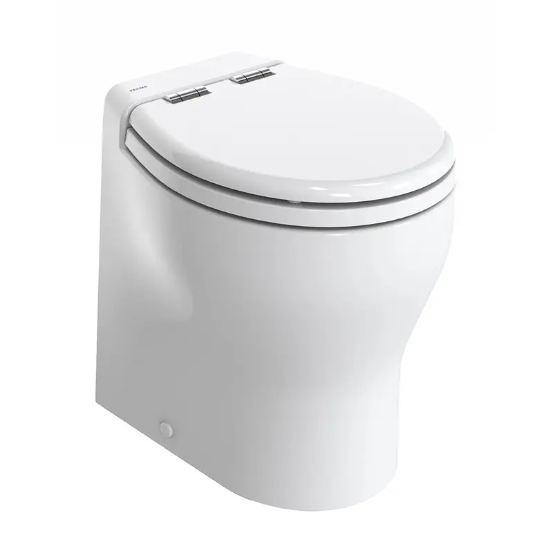 Thetford Silence 2G Rv Toilet – High-Profile, White, 12V Dc W/Soft-Close Wood-Polyester Seat 1