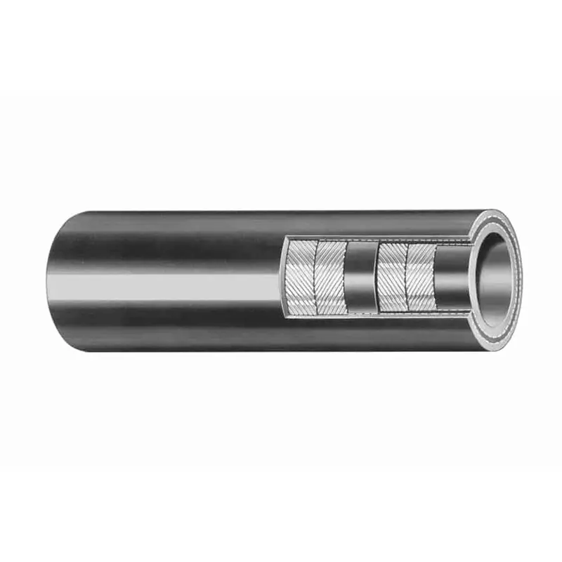 Trident Marine 1/4" Black Heavy-Duty Water Hose – 50-Foot Roll, 200 Psi Rated (Model 132-0146) 1