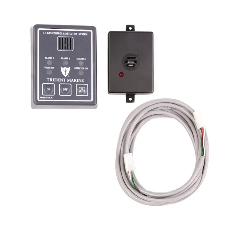 Trident Marine 12/24V Gas Detection Panel – Includes Sensor & 10' Quick Cable (Solenoid Sold Separately) 1