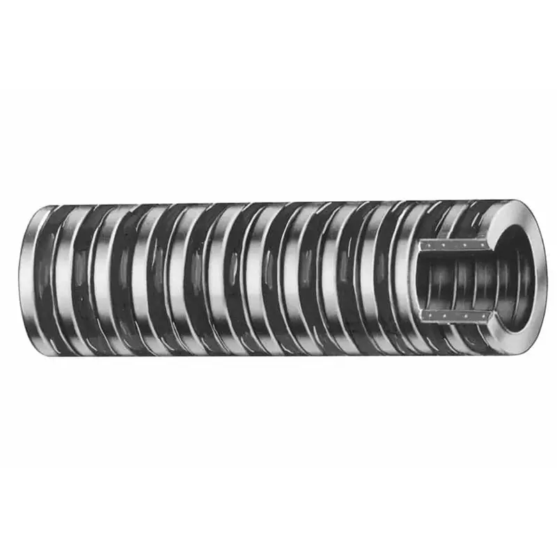 Trident Marine Fda-Compliant Bilge & Livewell Hose – 1-1/8" Heavy-Duty Pvc, Clear With Black Helix, Sold By The Foot [147-1186-Ft] 1