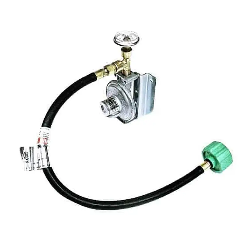 Trident Marine Single-Stage Propane Regulator – 300 Psi Gauge, 20" Pigtail & Wall Mount 1