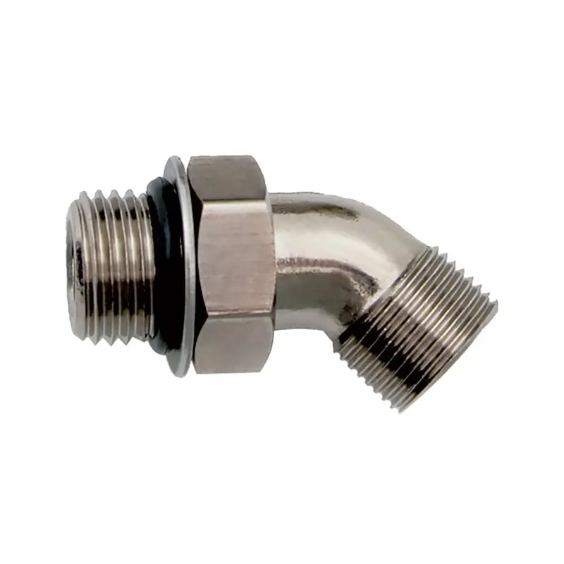 Uflex Adjustable 45° Fitting For Up Series Helm Backplates – Orb 6 To 3/8" Comp 1