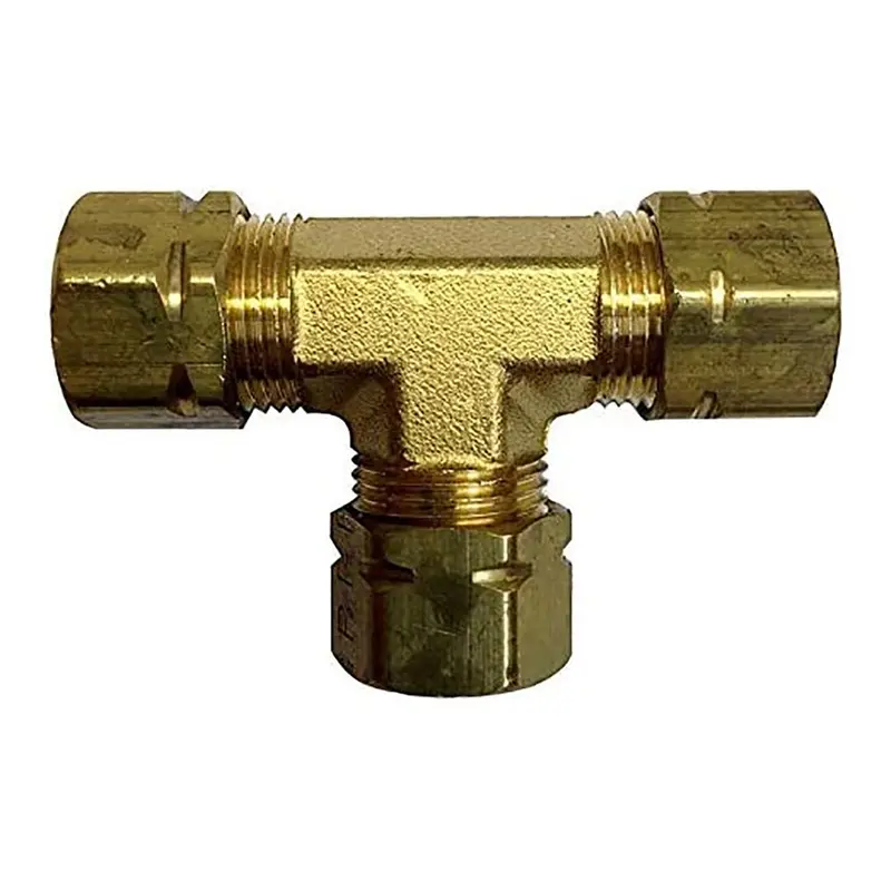Uflex Union T-Fitting For 3/8" Compression Tube Hose Connections 1