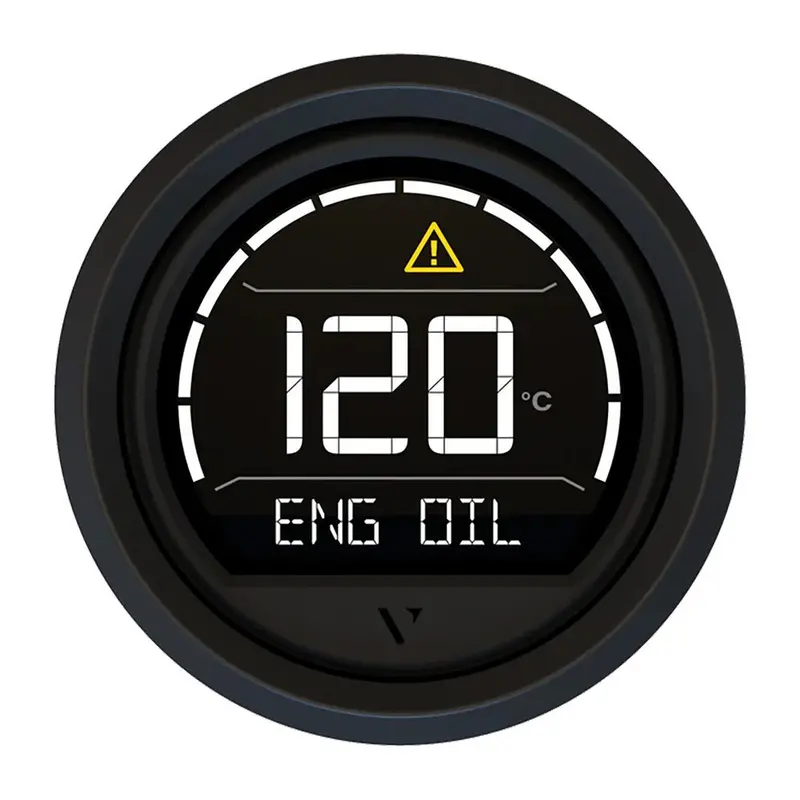 Veratron Vl Digital 52Mm Gauge With Triangular Black Bezel (Model B00205701) 1