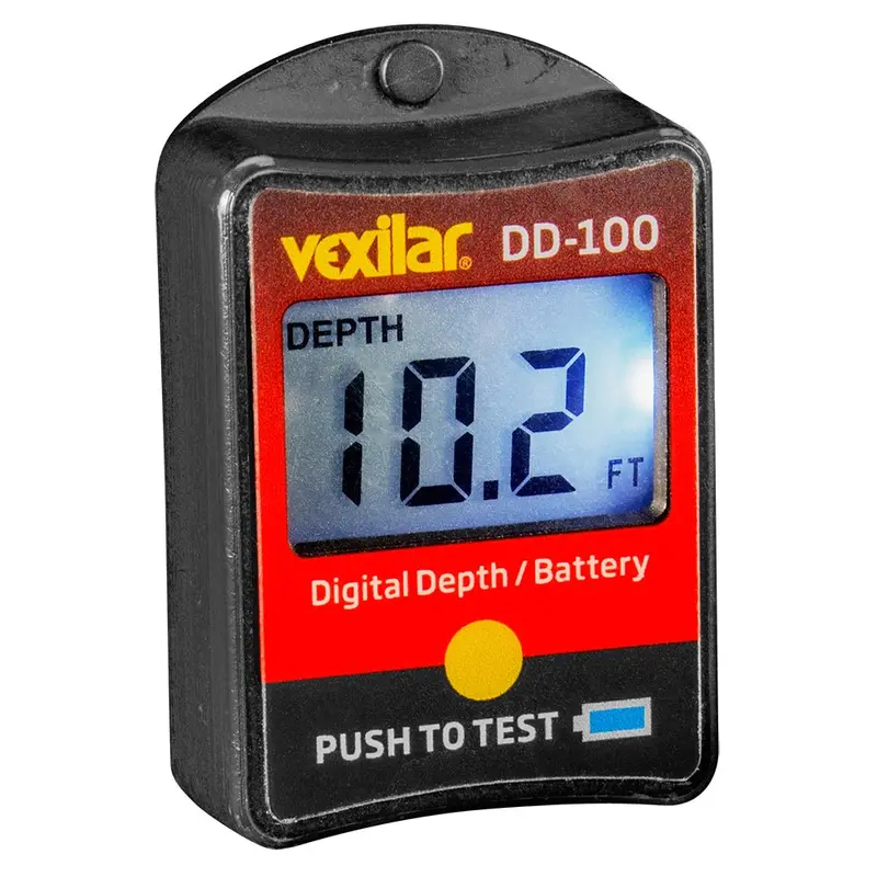 Vexilar Dd-100 Digital Depth & Battery Voltage Gauge – Compact Marine Monitor 1