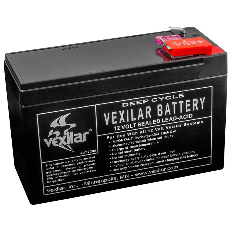 Vexilar V-100 – 12V 9Ah Sealed Lead-Acid Battery For Ice Fishing Electronics 1