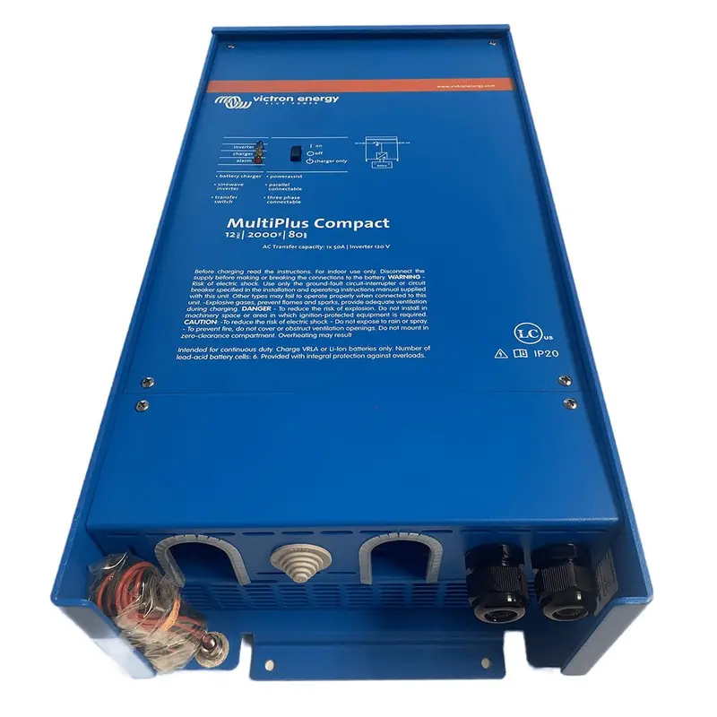 Victron Multiplus Compact Inverter/Charger – 12V, 2000Va, 80A, 120V Ac, Ul-Certified [Cmp122200102] 2