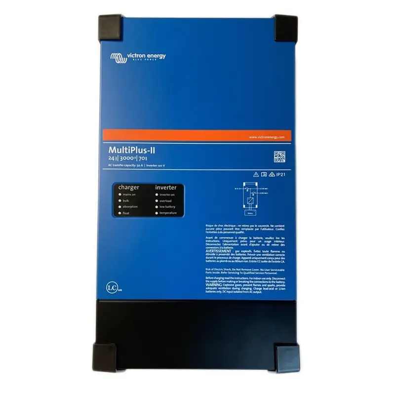 Victron Multiplus-Ii 24V Inverter/Charger – 3000Va, 70A Charger, 50A Ac Input, Ul-Certified [Pmp242305102] 1