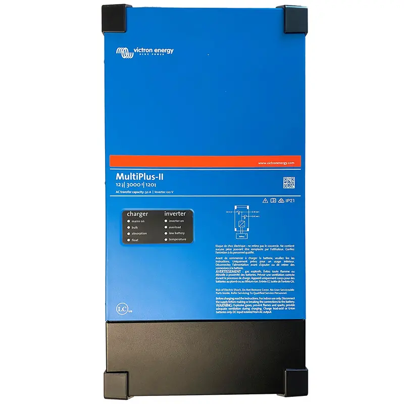 Victron Multiplus-Ii Inverter/Charger – 12V, 3000Va, 120V Ac Output, Ul Certified 1