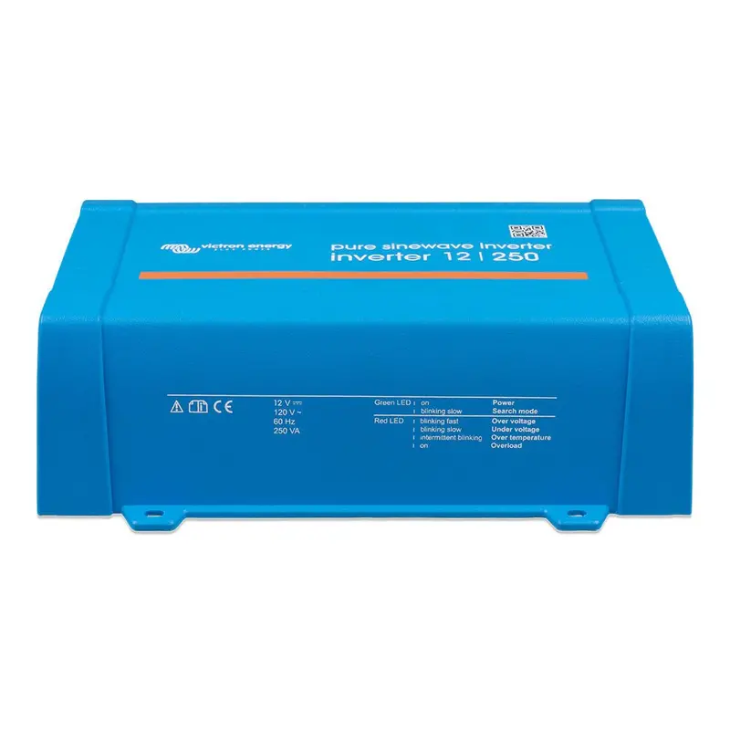 Victron Phoenix 12V Inverter – 250Va, 120V Output, Ve.Direct Interface, Gfci Duplex Outlet (200W Continuous) [Pin122510510] 2