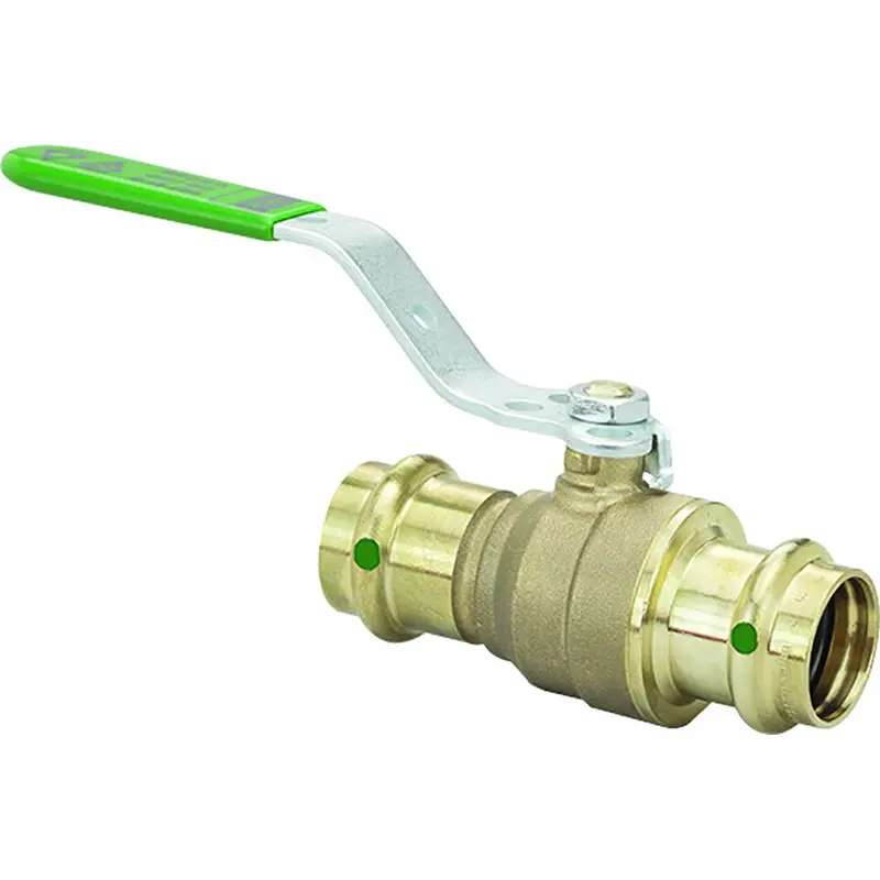 Viega Propress 3/4" Zero-Lead Bronze Ball Valve With Stainless Steel Stem – Double Press Fit, Smart Connect [79928] 1