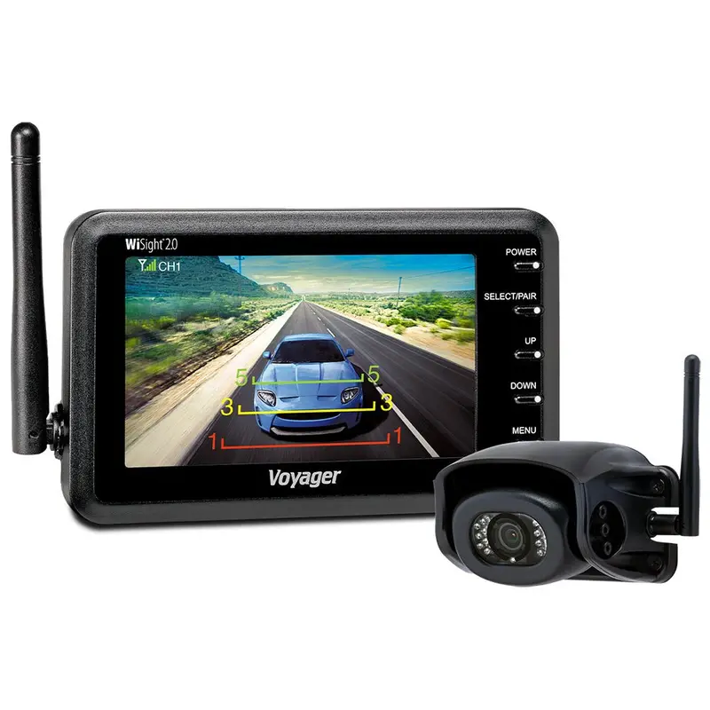 Voyager Wisight 2.0 Wireless Backup System – 4.3" Monitor With Pre-Wired Camera Kit – Wvsxp43 1