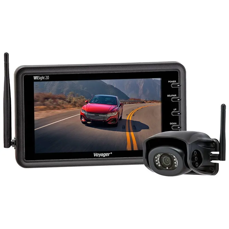 Voyager Wisight 2.0 Wireless Backup System – 7" Monitor With Pre-Wired Camera Kit – Wvsxp70 1