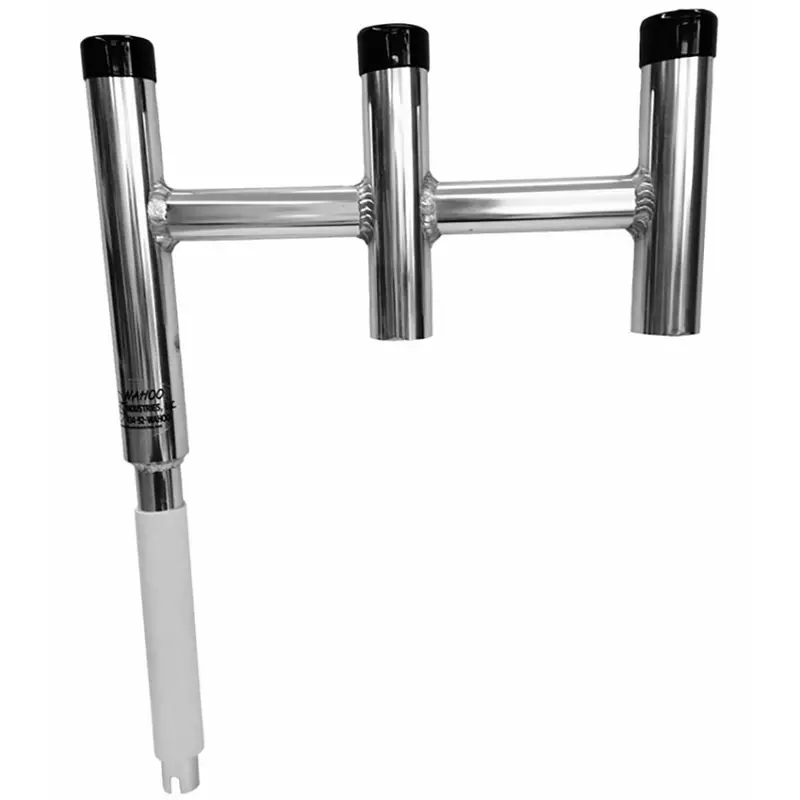 Wahoo 136 Offset Triple Rod Holder – Angled Mount For Fishing Rod Storage 1