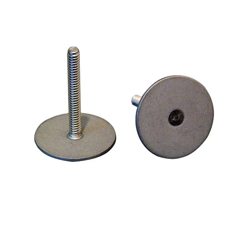 Weld Mount 1.5-Inch Stainless Steel Stud With #10-24 Thread – 10-Pack 1