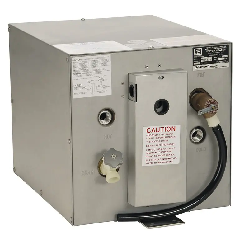 Whale Seaward 6-Gallon Galvanized Steel Hot Water Heater – Rear Heat Exchanger, 240V 1