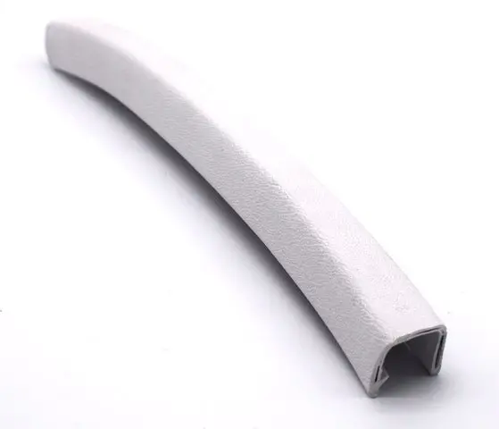 White Flexible Trim-Lock – 3/4" Width For Curved Or Flat Surfaces 1