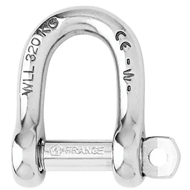 Wichard 14Mm Non-Self-Locking D-Shackle – 9/16" | Model 1207W 1