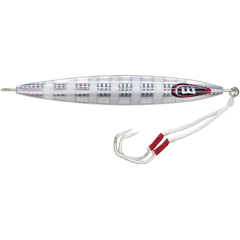 Williamson Kensaki 220 Jig – 6.75-Inch, 7.75-Ounce, Silver Blink Finish 1