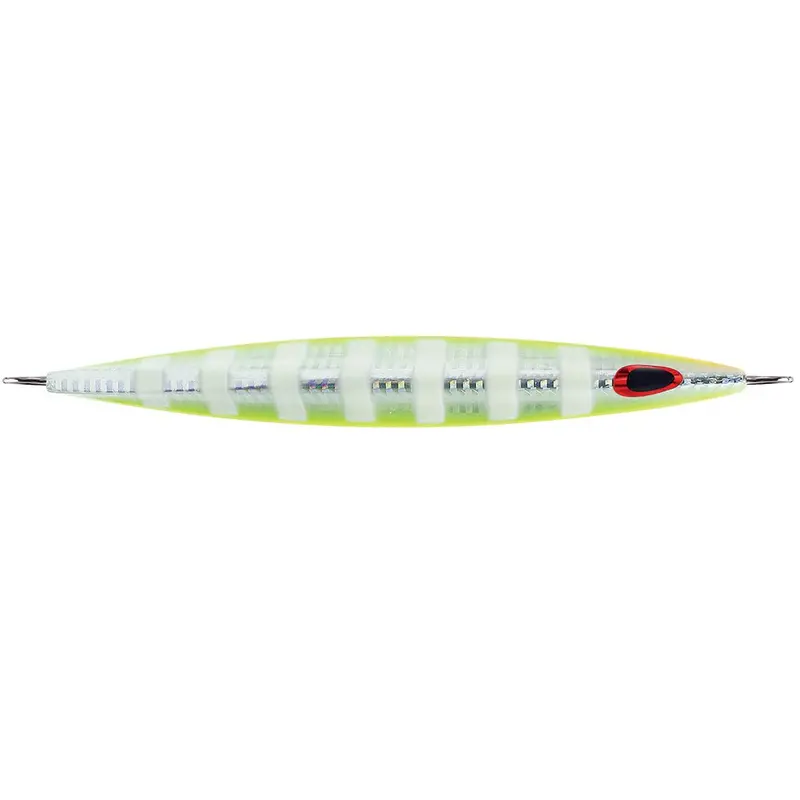 Williamson Ksj280Uvcgz Kensaki 280 Uv Chartreuse Glow Zebra Jig (7.25", 9.875 Oz) 1