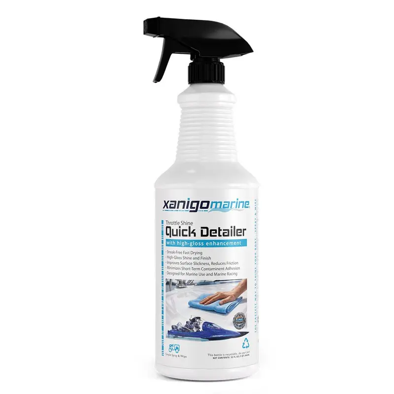 Xanigo Marine Throttle Shine Quick Detailer – High-Gloss Finish, 32 Oz 1