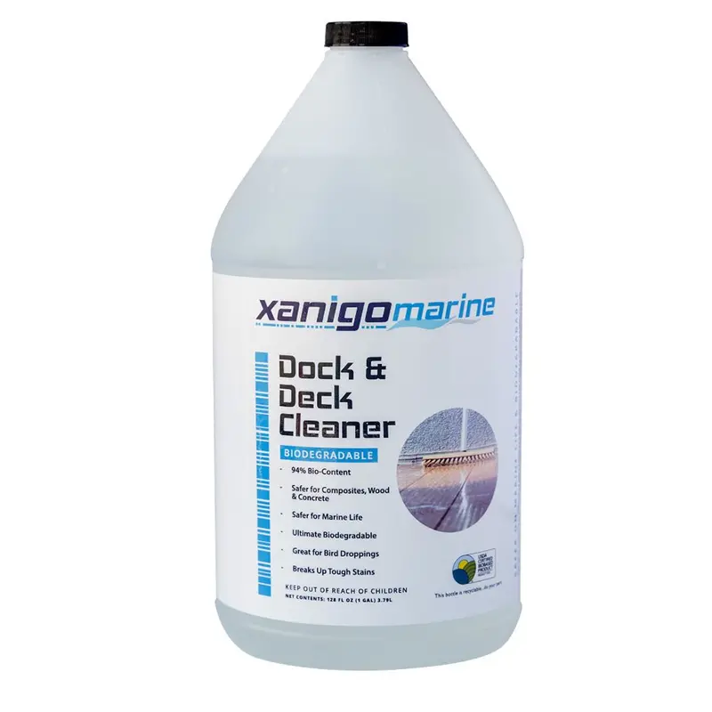 Xanigo Xmddc1G Marine Dock & Deck Cleaner – Biodegradable Formula, 1-Gallon Container 1