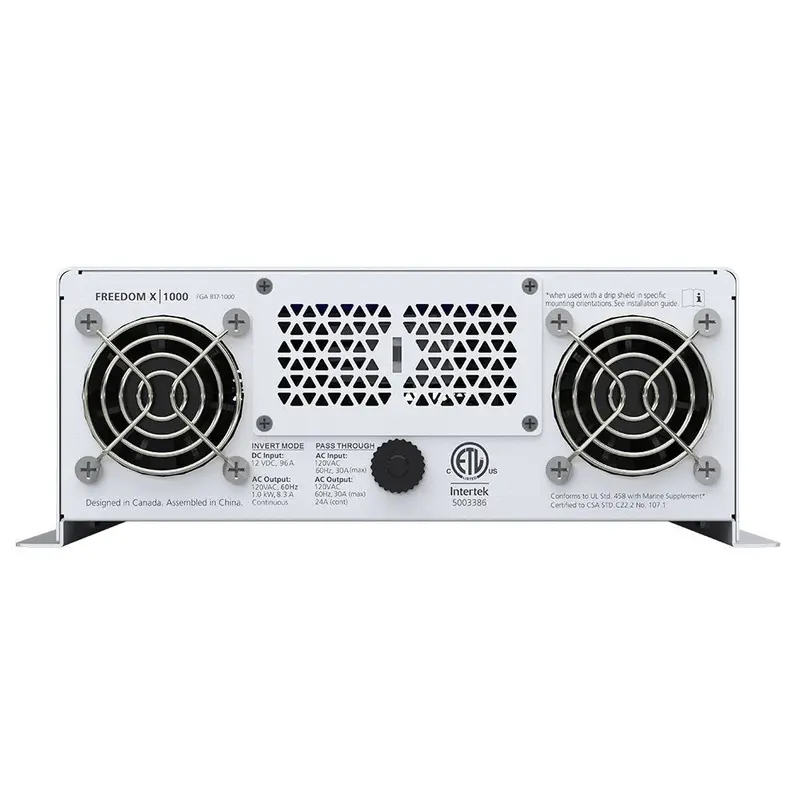 Xantrex Freedom X 1000W True Sine Wave Pure Inverter – 12V Dc To 120V Ac – Model 817-1000 2