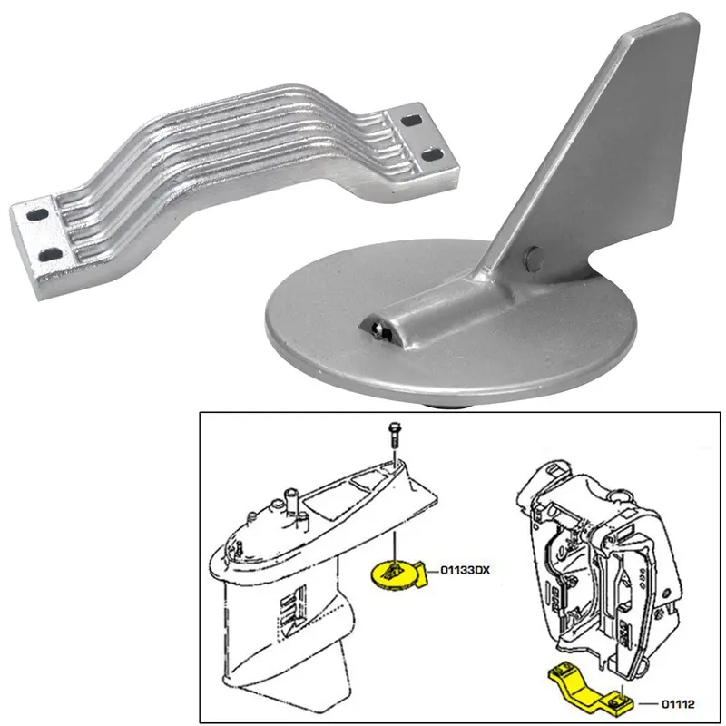 Yamaha 150–200Hp Aluminum Anode Kit (21101Al) 1